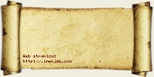 Emilija Aničić vizit kartica